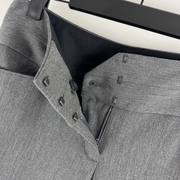 Express Editor Women's Gray Low Rise Flare Leg Dress Pants Size 2R - Picture 4 of 16